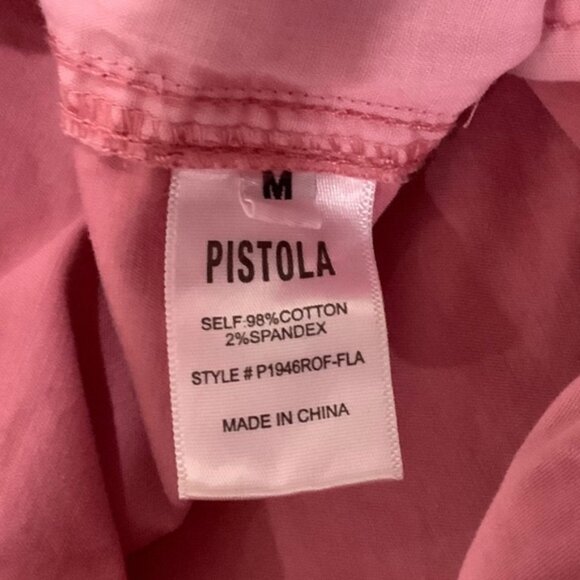 Pistola Meg Romper Zip Front Flamingo Pink Size Medium - Picture 12 of 13